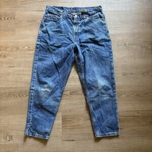 Vintage Levi’s Tapered Crop Jeans USA Women’s Size 12 High Rise 90s Mom Jeans